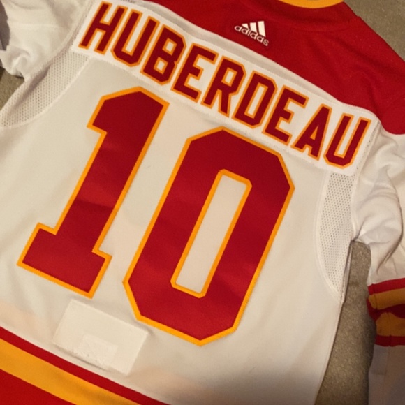 Calgary flames authentic jersey adidas - Picture 1 of 2